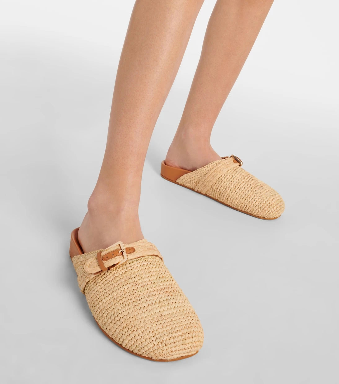 Clergerie - Quinta raffia mules