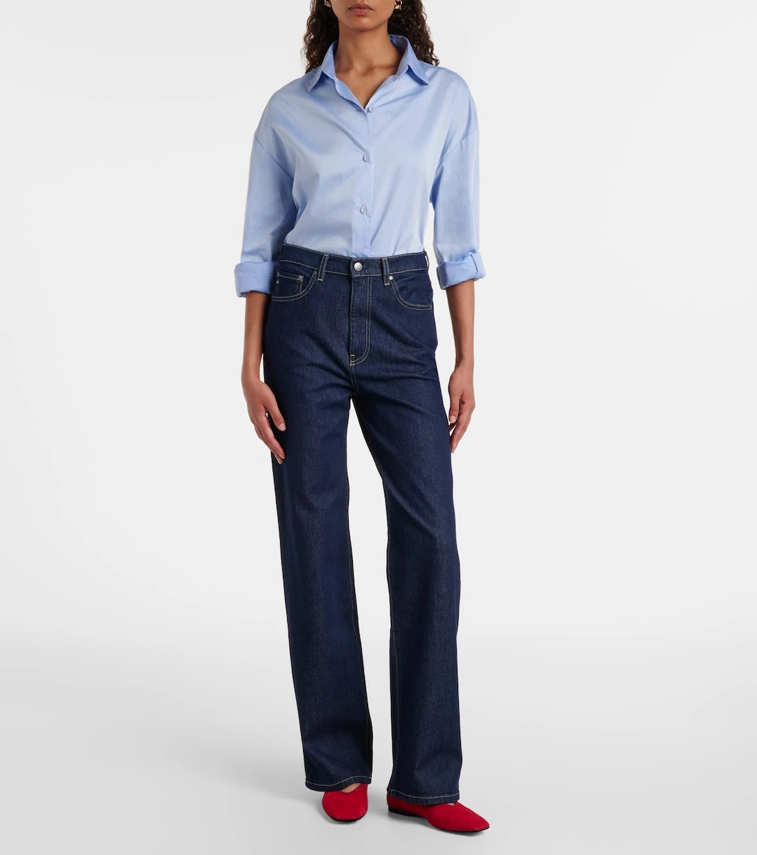 AG Jeans - Kora high-rise wide-leg jeans