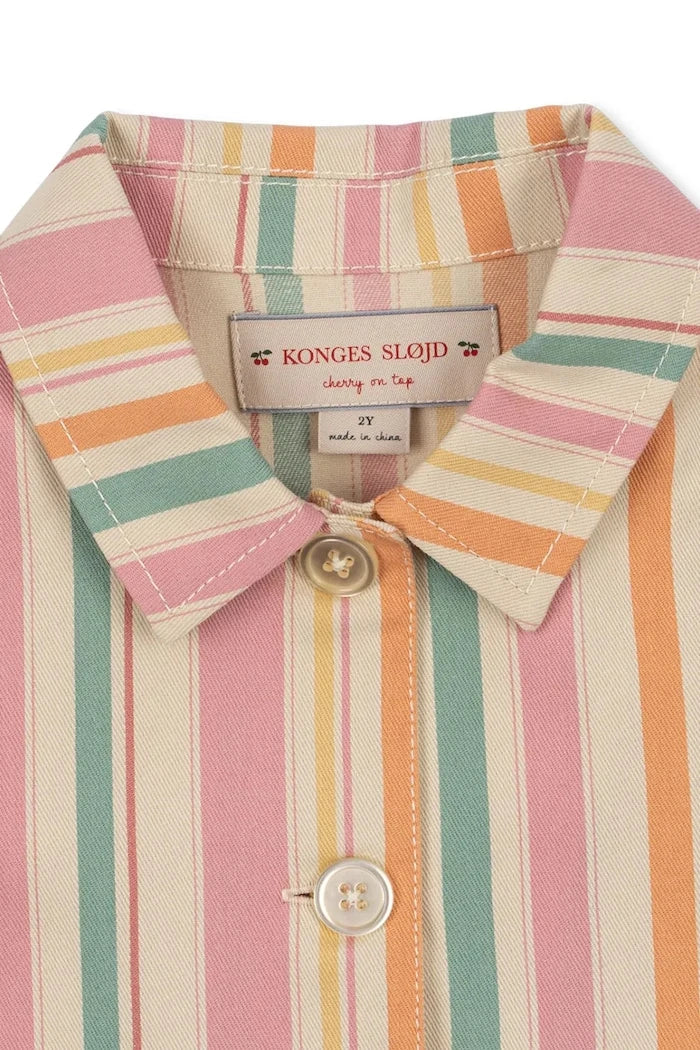 Детско памучно яке Konges Sløjd FRANKIE SHIRT JACKET GOTS