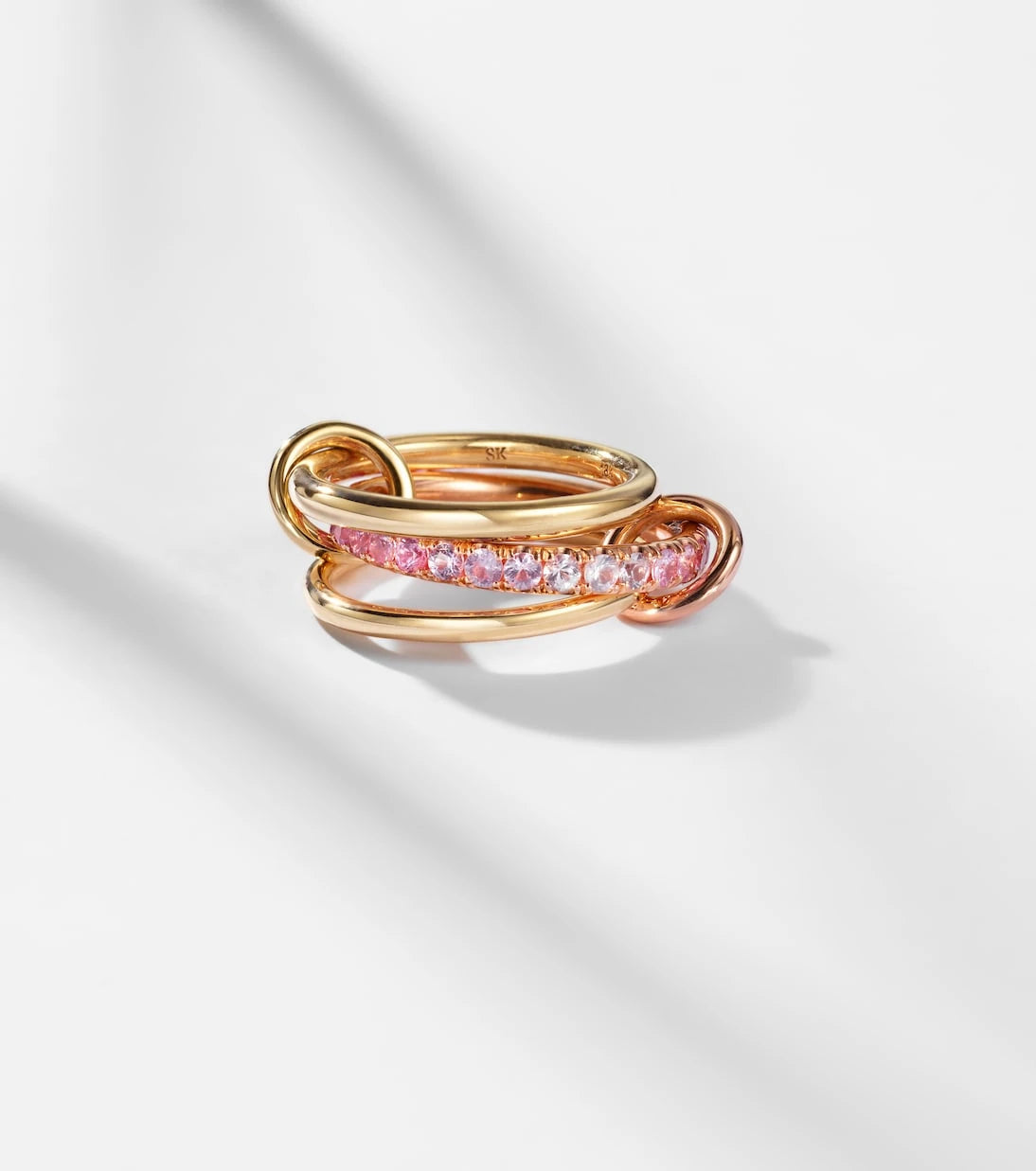 Spinelli Kilcollin - Petunia 18kt gold ring with sapphires
