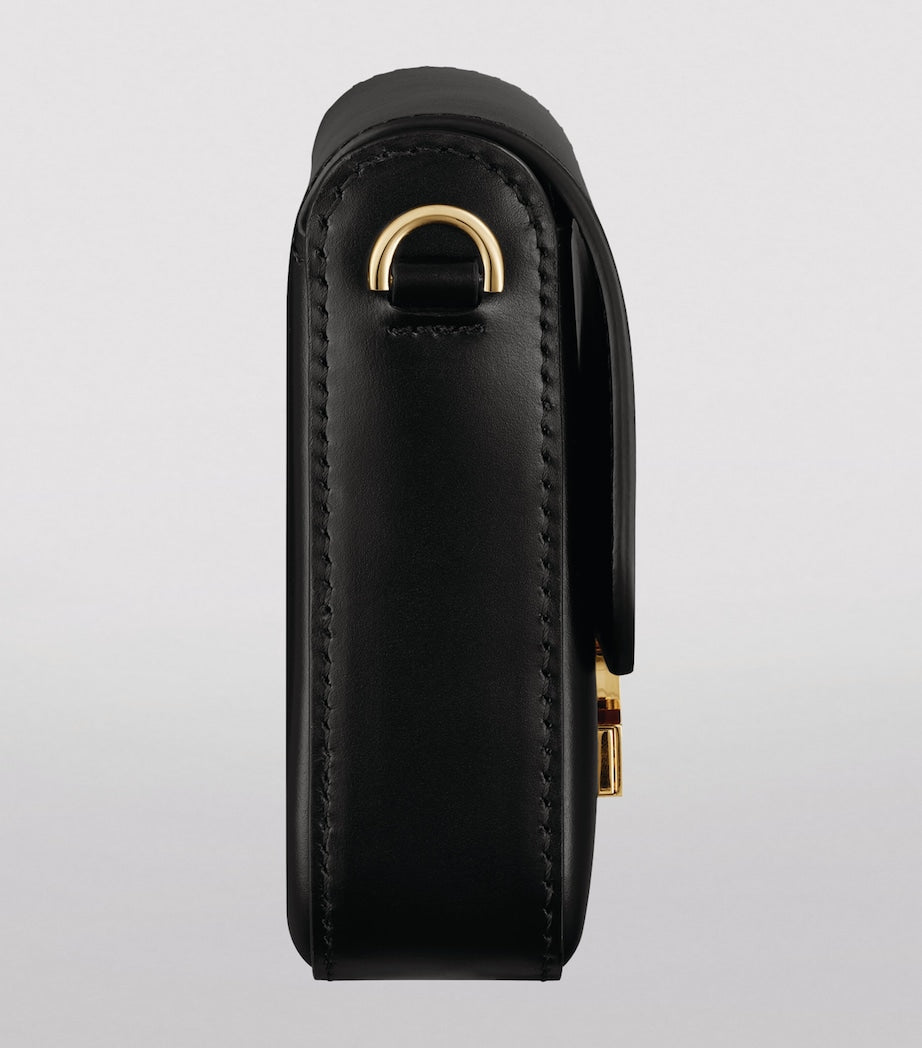 Mini Leather C de Cartier Chain Bag BLACK
