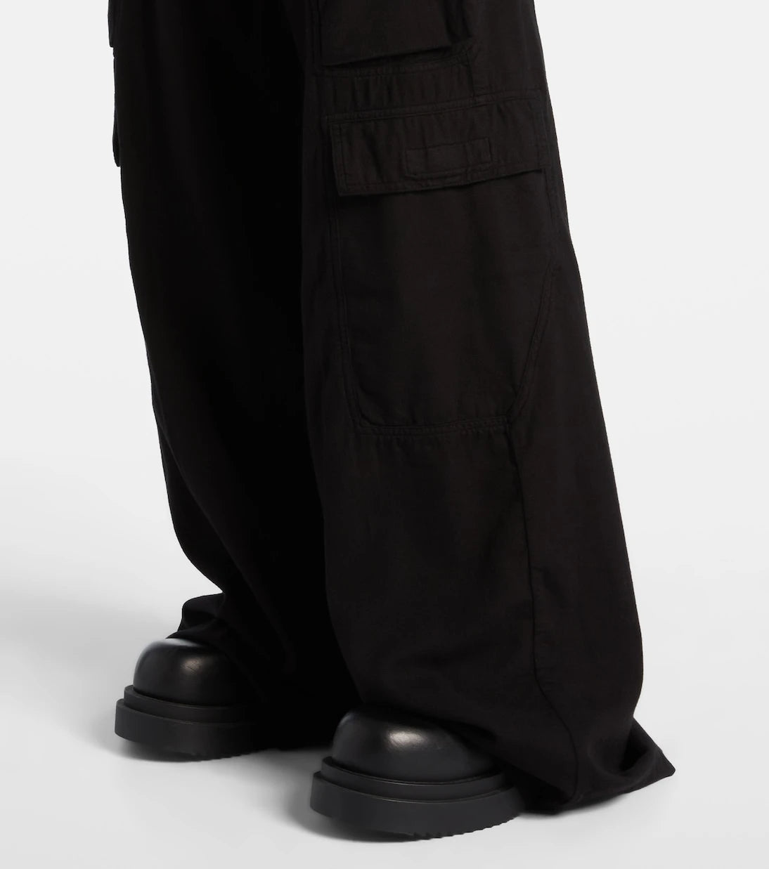 Rick Owens - Jumbo Belas high-rise cotton cargo pants