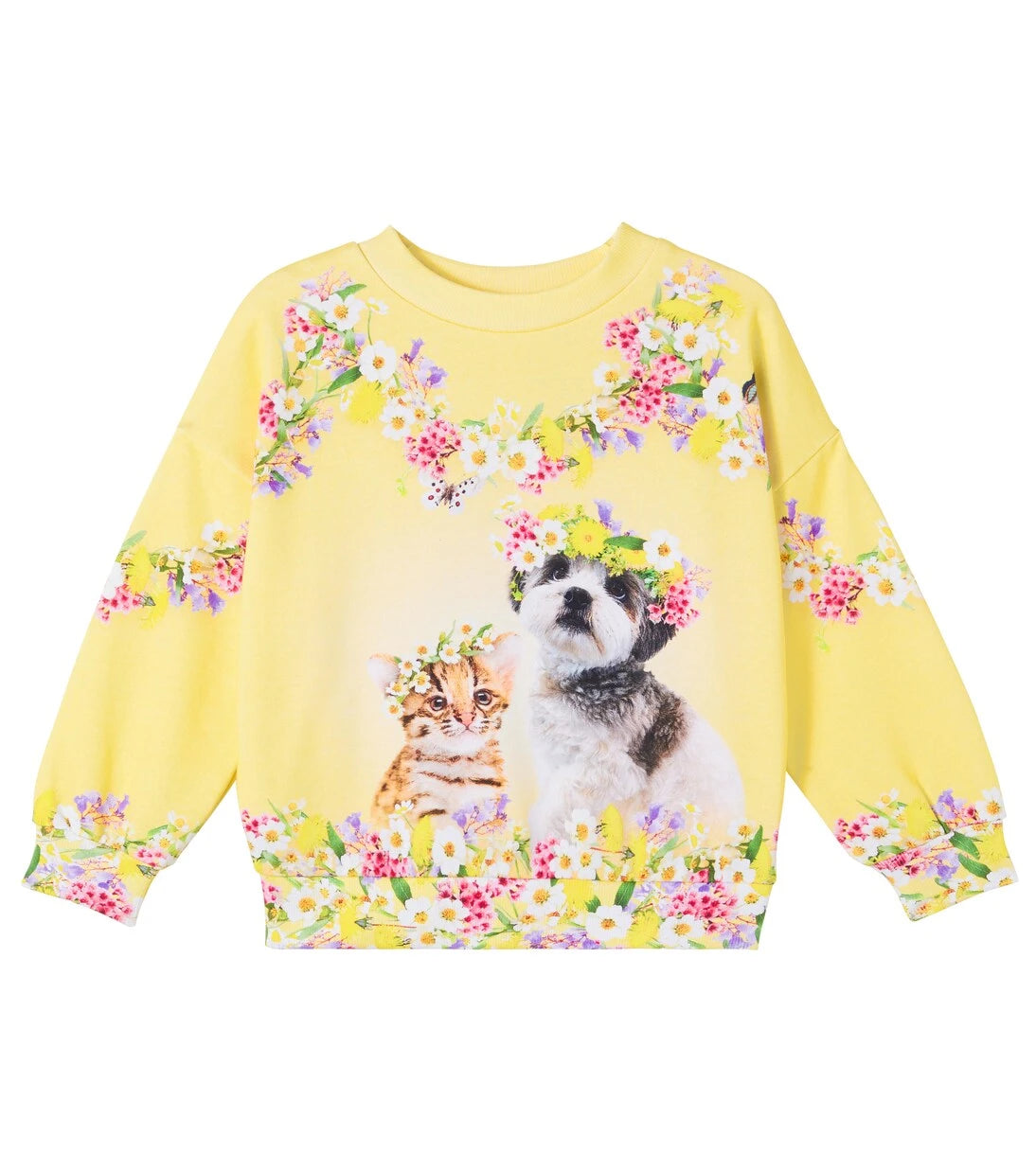Molo - Maxi printed cotton sweatshirt