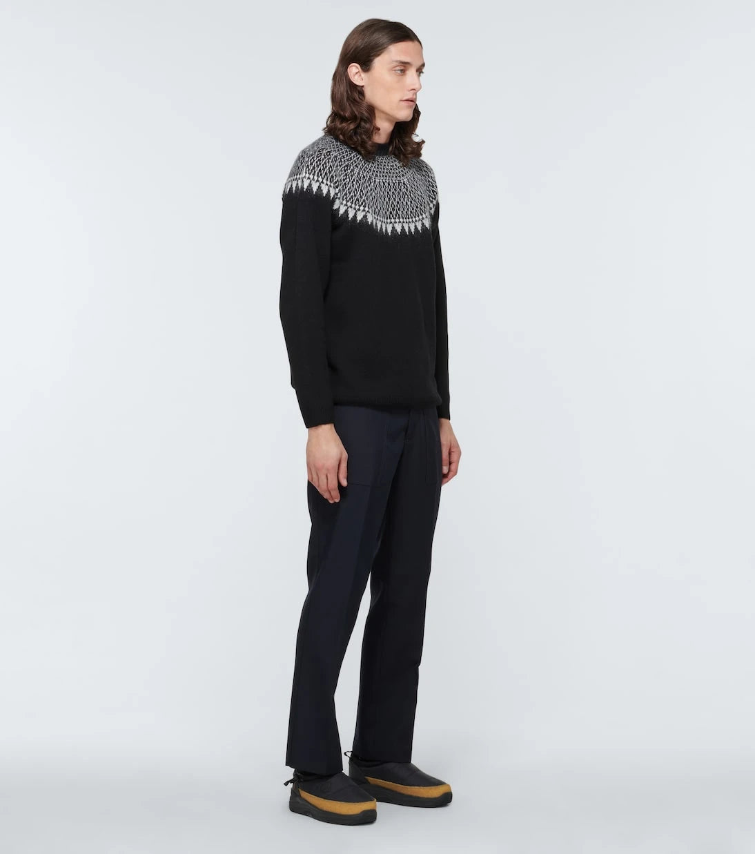Moncler Genius - 4 Moncler Hyke حذاء لوفر Pepper الجلدي