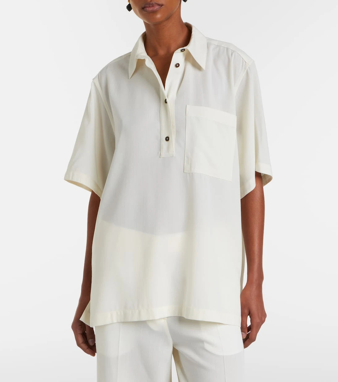 Toteme - Oversized polo shirt