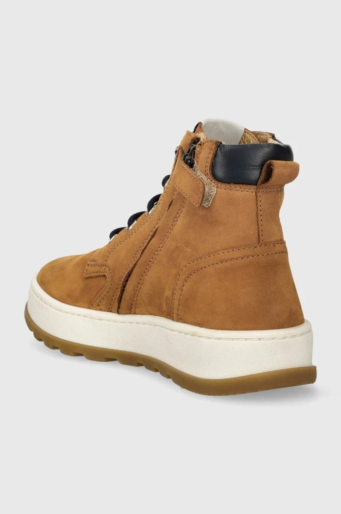Детски половинки обувки от велур Pom D'api FLOW BOOTS