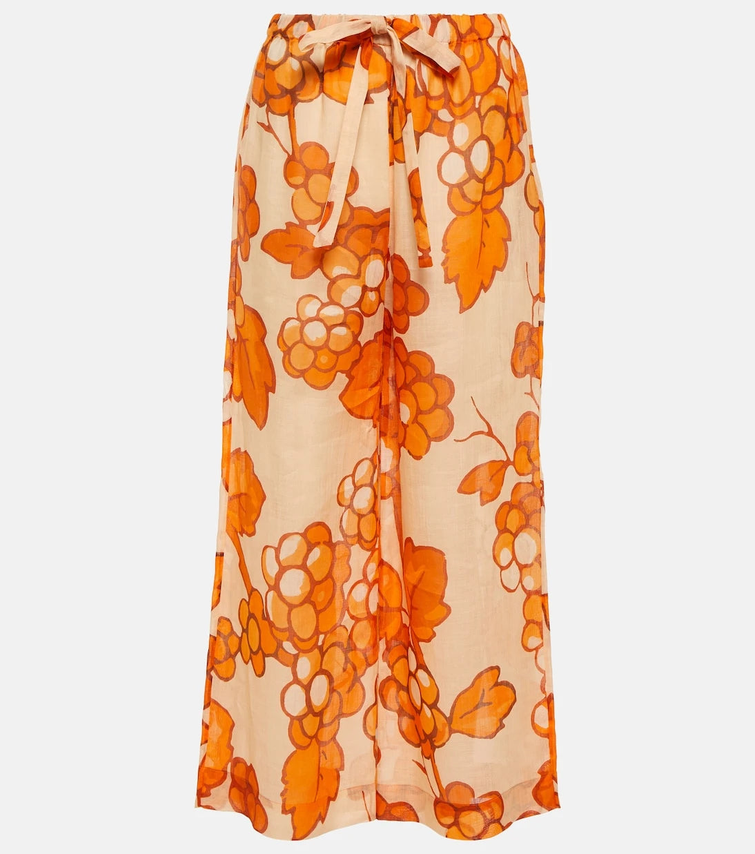 Etro - Printed ramie pants