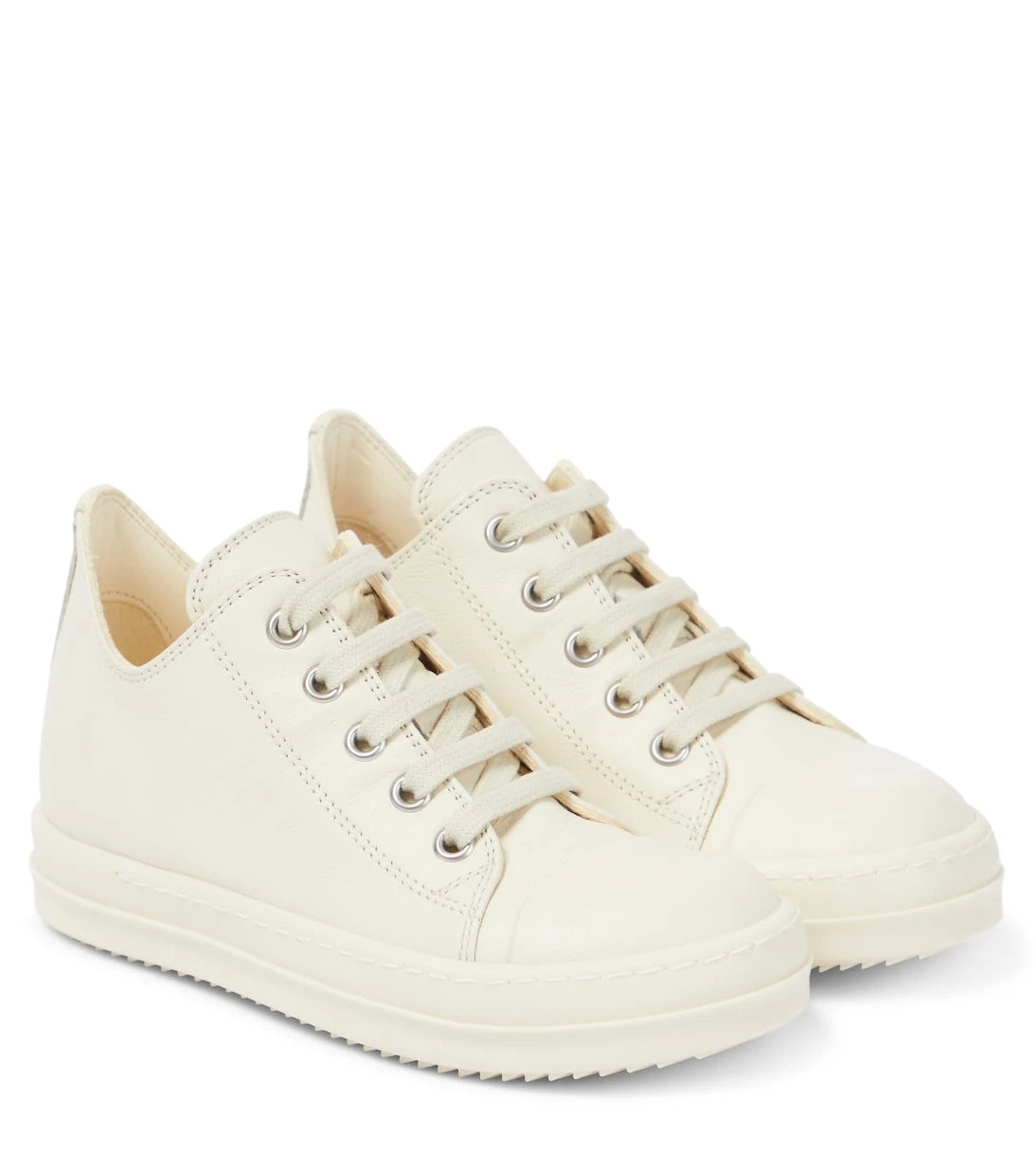 Rick Owens Kids - Strobe leather sneakers