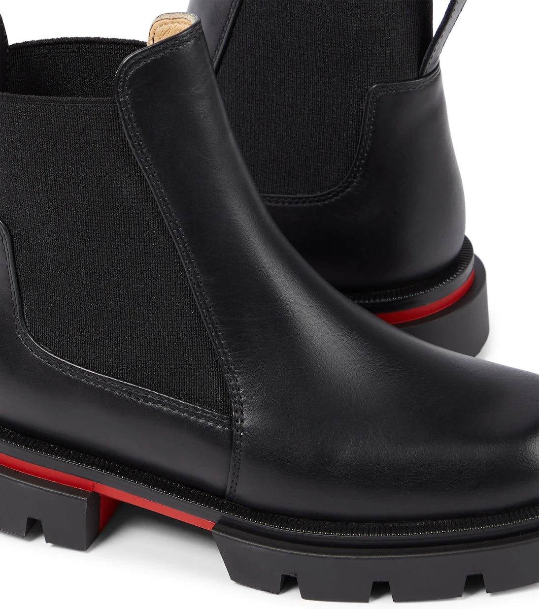 Christian Louboutin Kids - حذاء الكاحل Marchacroche الجلدي