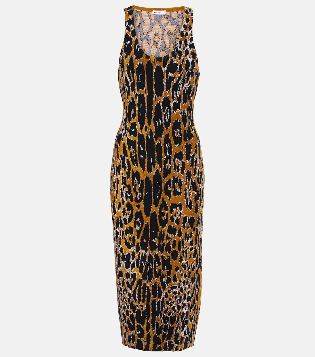 Alaïa - فستان ميدي جاكار