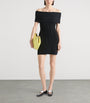 Givenchy Black Wool-Blend Knit Mini Dress