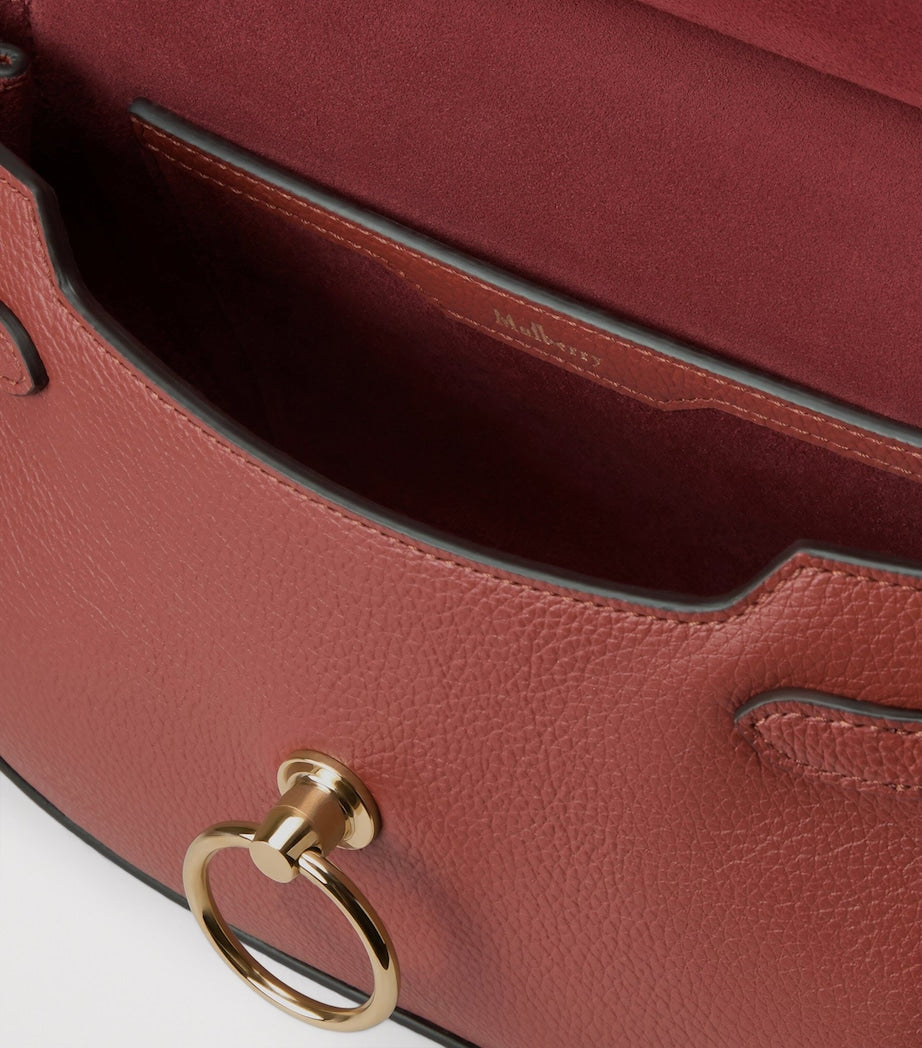 Mulberry Red Small Leather Amberley Cross-Body Bag