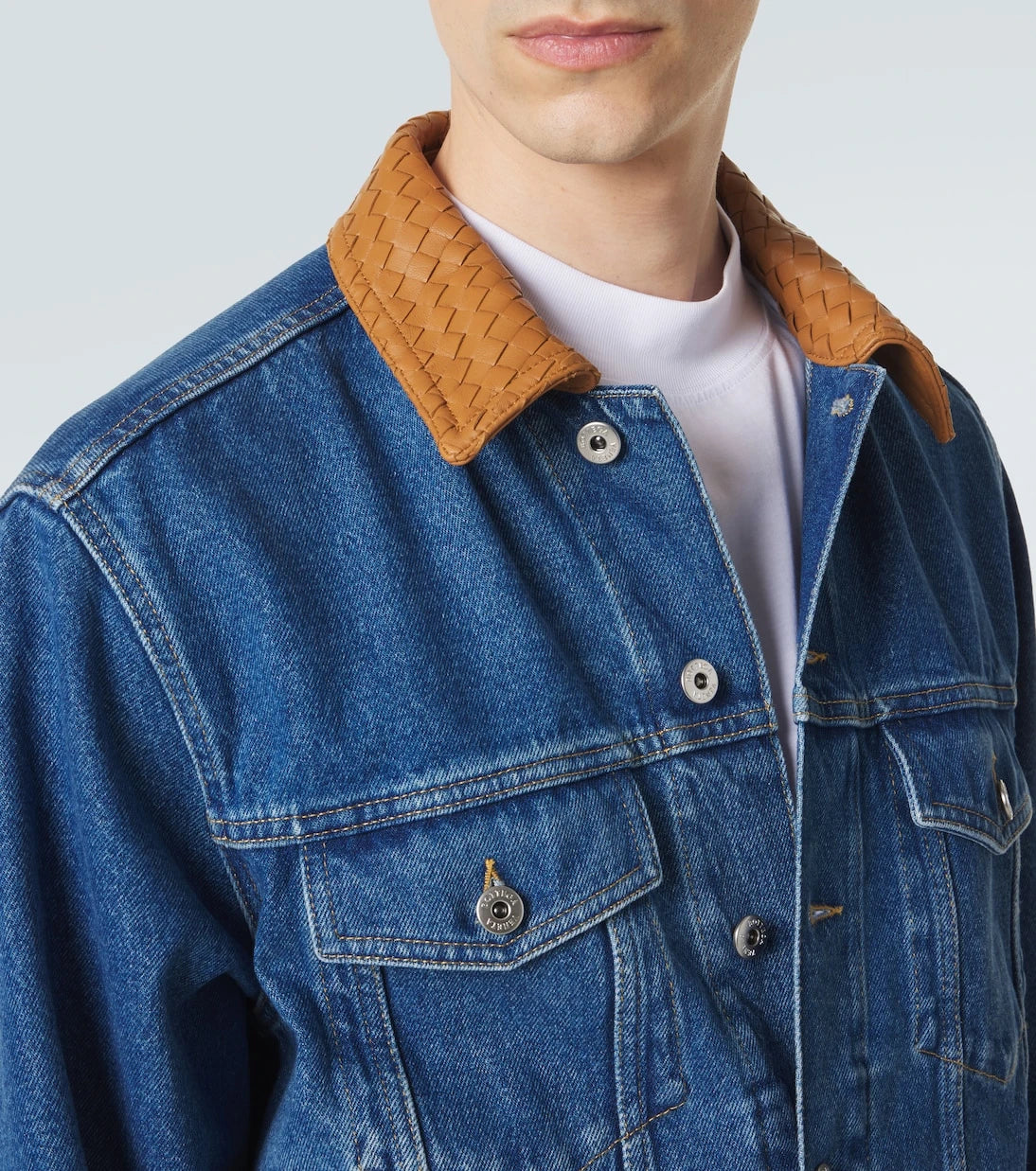 Bottega Veneta - Intrecciato denim jacket