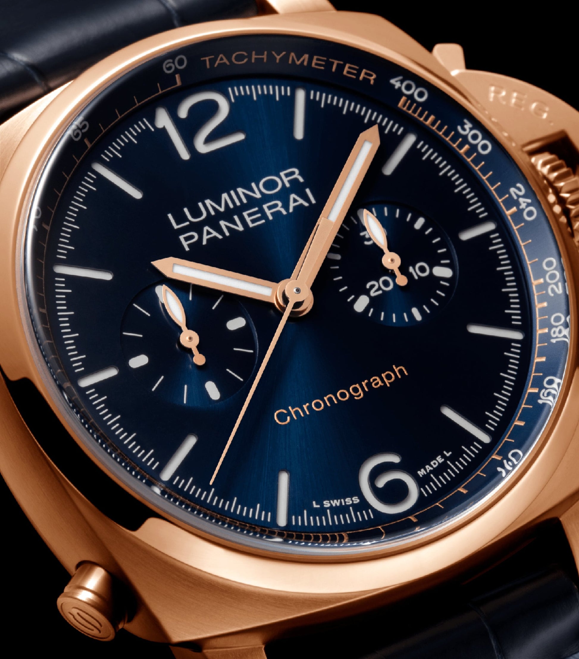 Panerai Goldtech Luminor Chrono Watch 44mm
