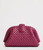 Bottega Veneta Pink Small Leather Lauren 1980 Clutch Bag