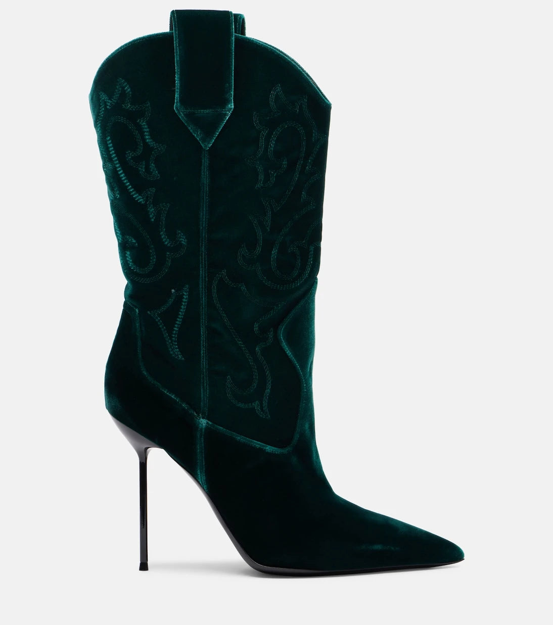 Paris Texas - Lidia 105 velvet mid-calf boots