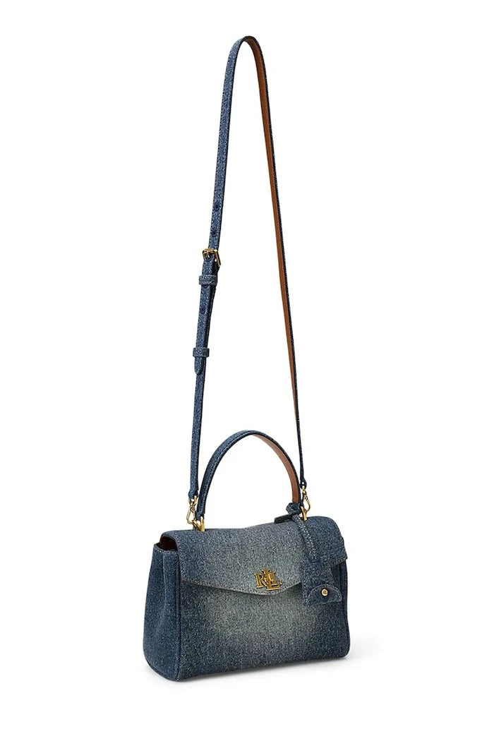 Lauren Ralph Lauren denim kadın crossbody çanta