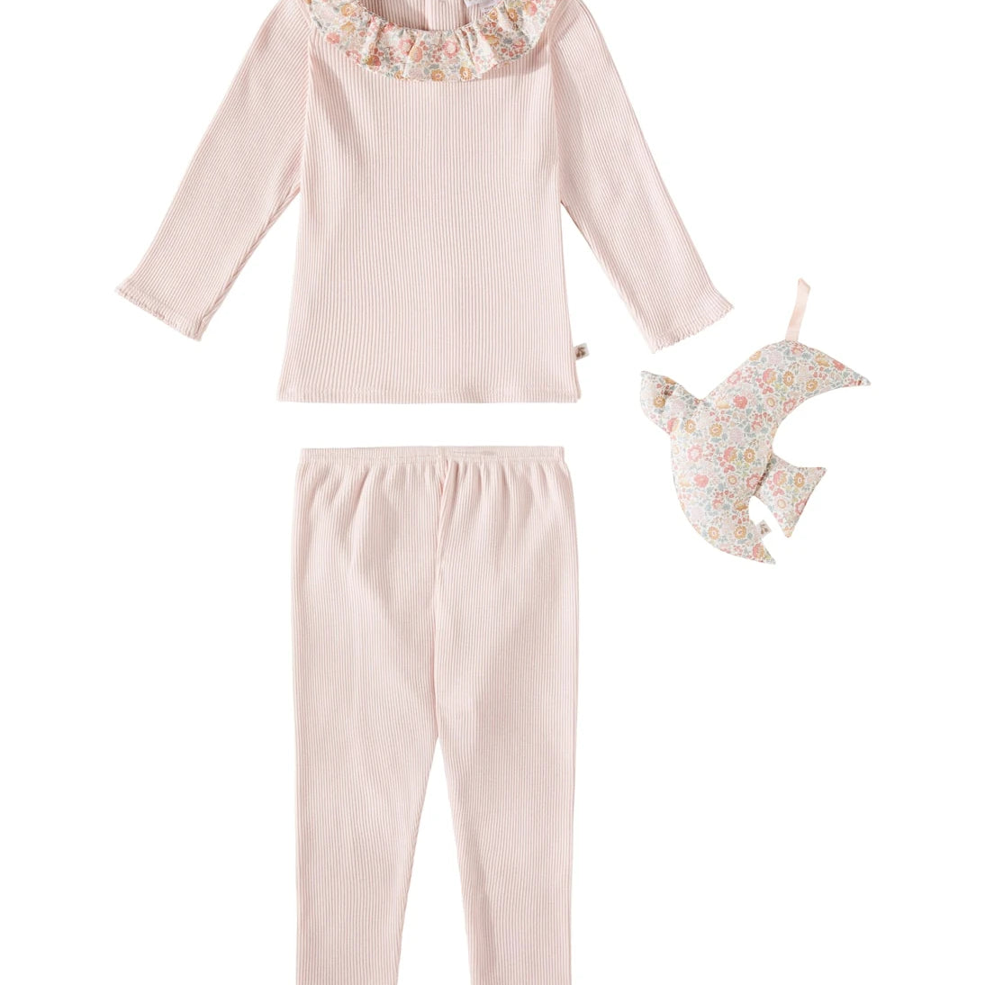 Bonpoint - Baby Daisie top, pants, and toy set
