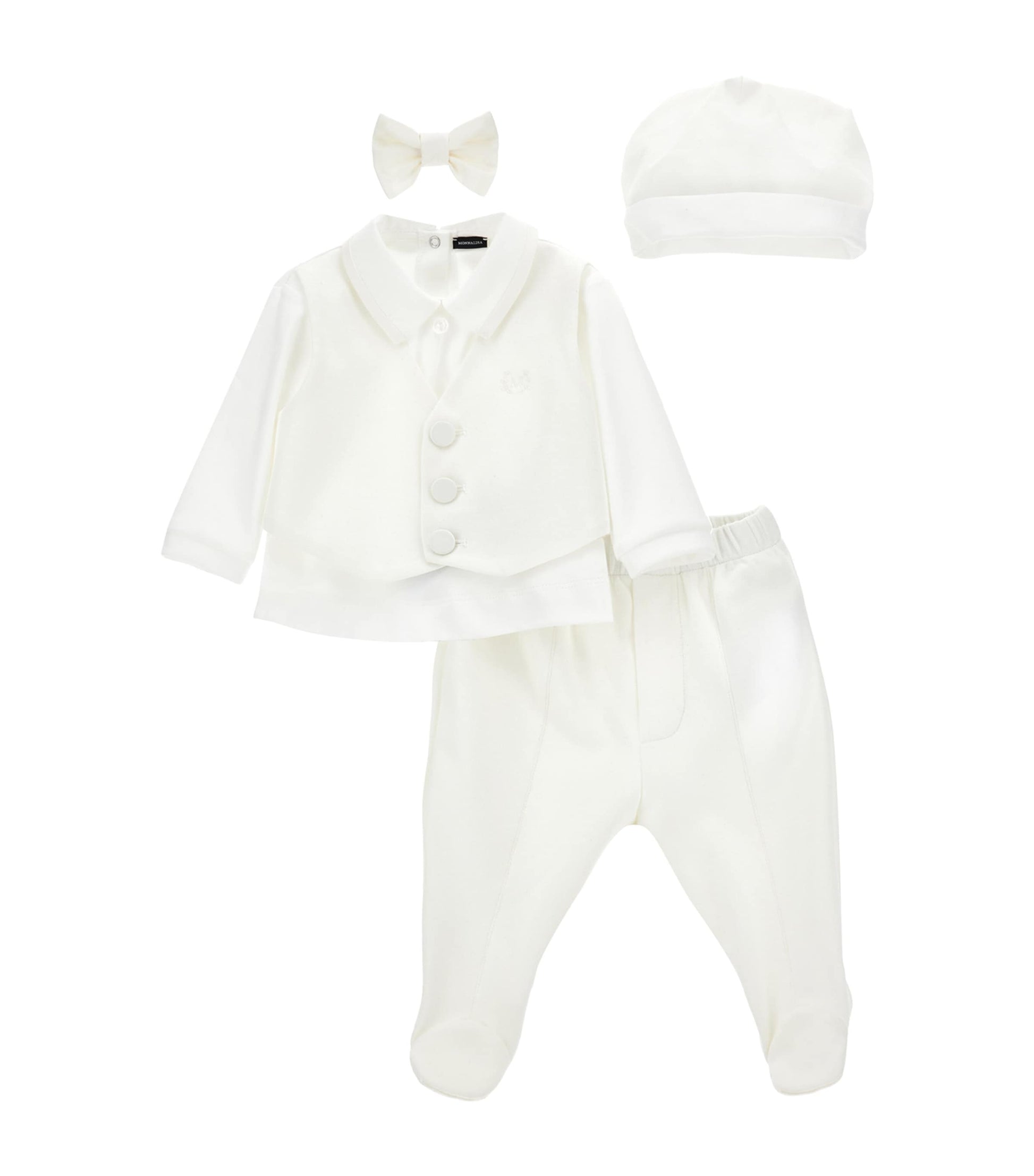 Formal Shirt, Waistcoat, Trousers, Hat and Bow Tie Set (1-9 Months)