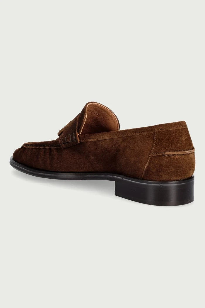 Kadın süet mokasenler Arabica babysilk suede 554