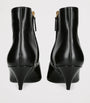 Versace Black Leather La Medusa Ankle Boots 55