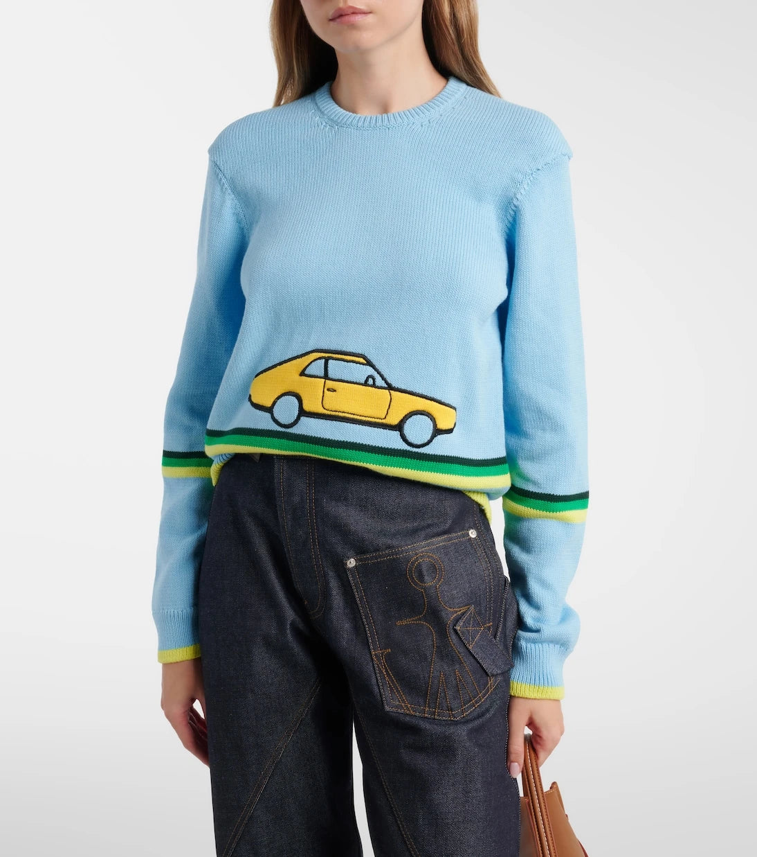 JW Anderson - Embroidered cotton sweater