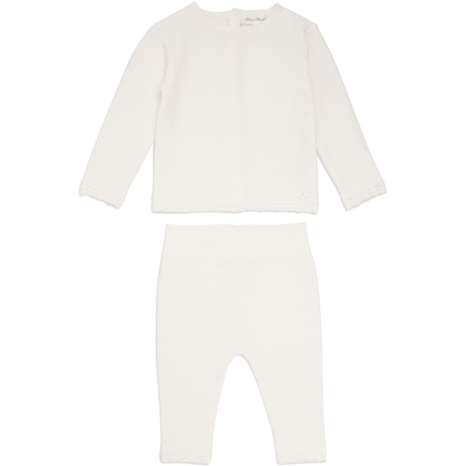 Cotton Knitted Top and Leggings Set (1-24 Months)