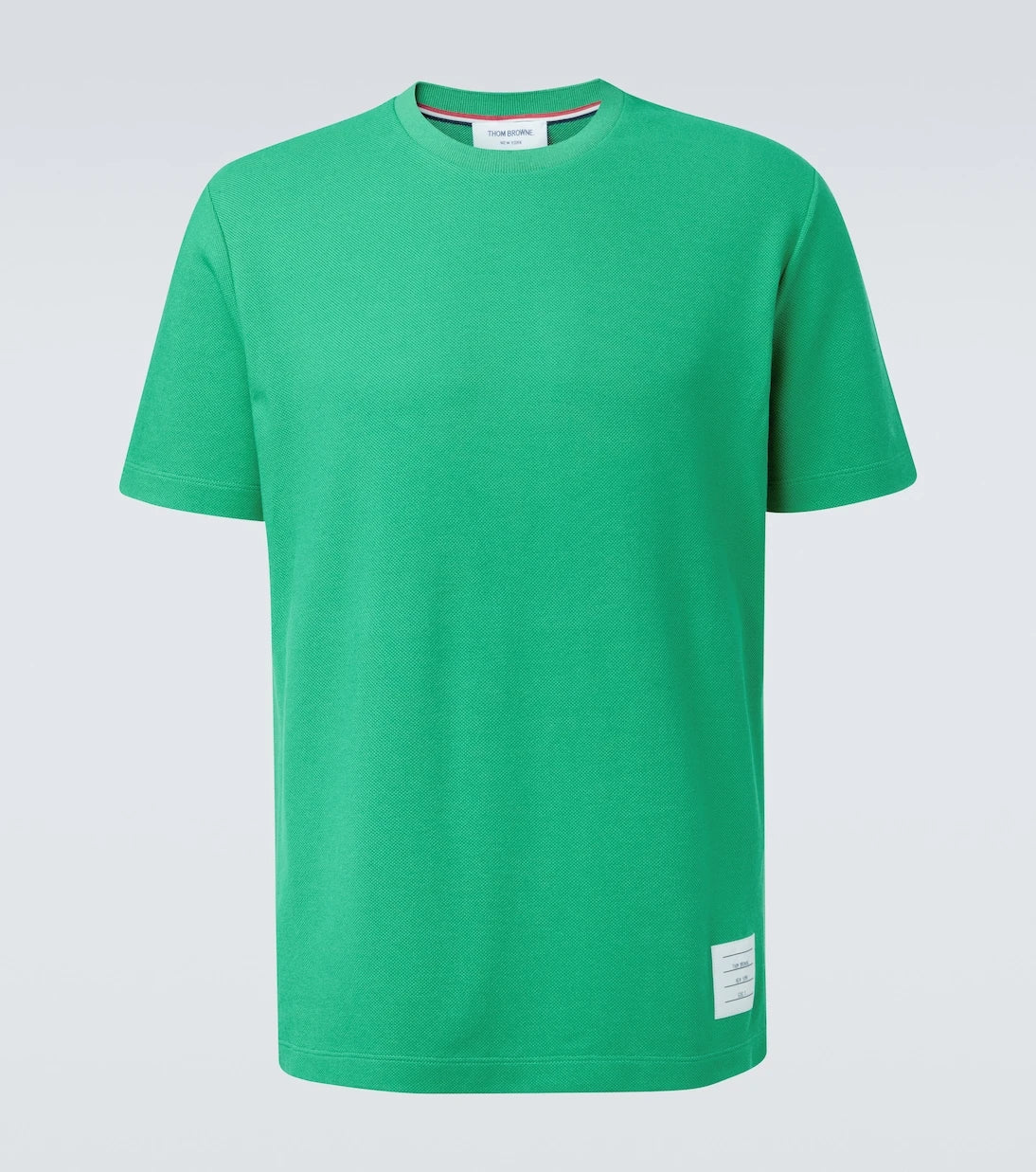 Thom Browne - 4-Bar cotton piqué T-shirt