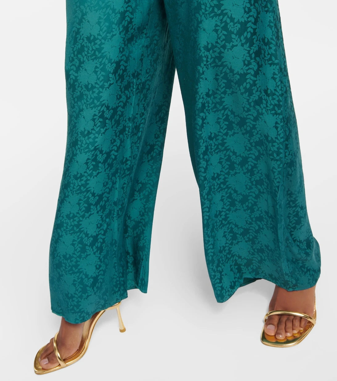 Rixo - Floral cutout wide-leg jumpsuit