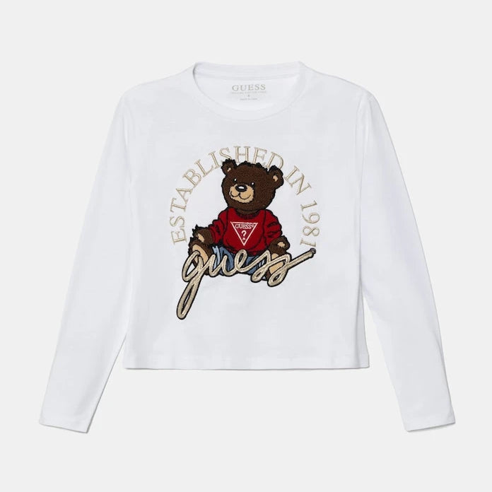 Детска блуза с дълги ръкави Guess