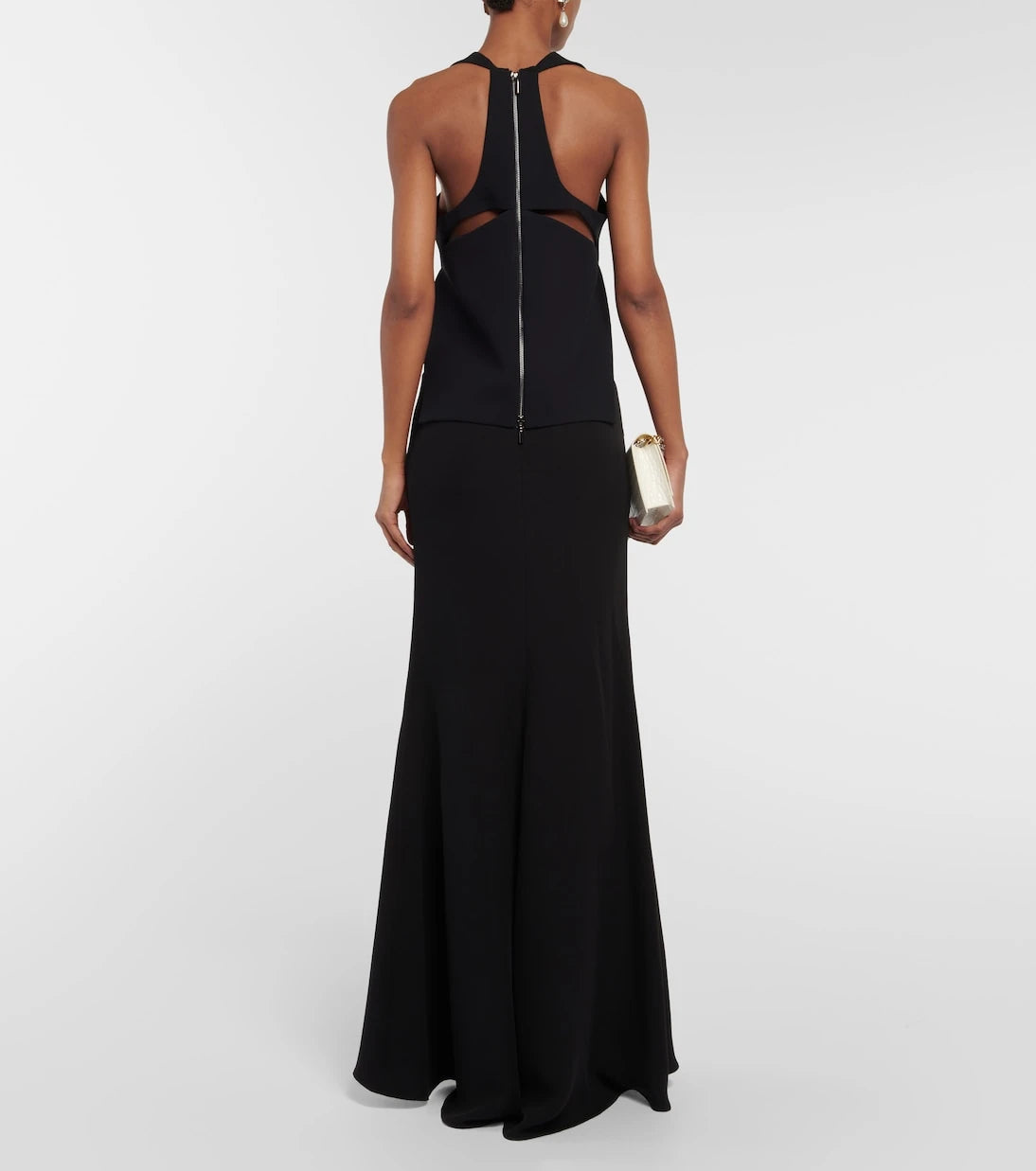 Maticevski - Cross Leaf halterneck cutout top