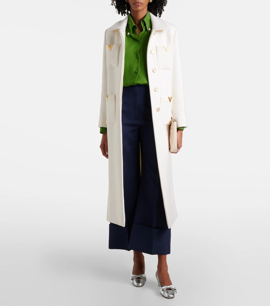 Valentino - Crepe Couture wide-leg pants