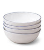 FELDSPAR Set of 4 Cobalt Cereal Bowls (16cm)