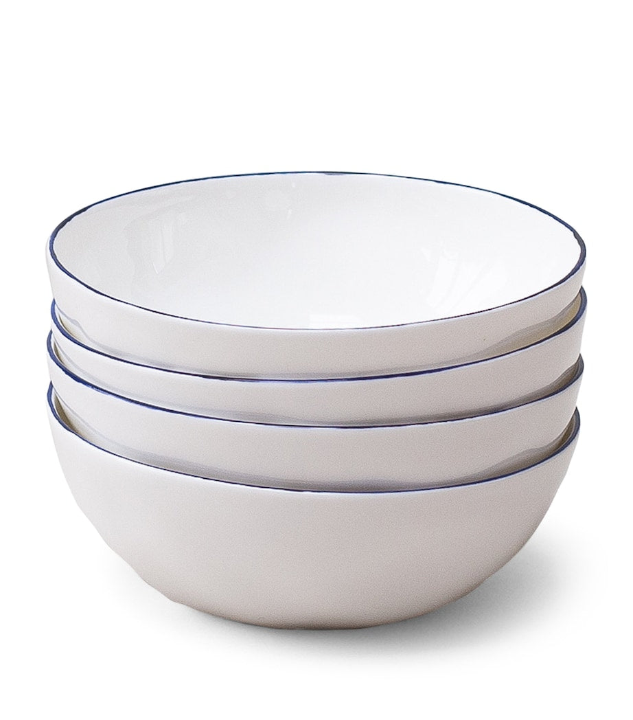 FELDSPAR Set of 4 Cobalt Cereal Bowls (16cm)