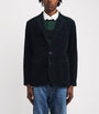 Corduroy Single-Breasted Blazer NAVY