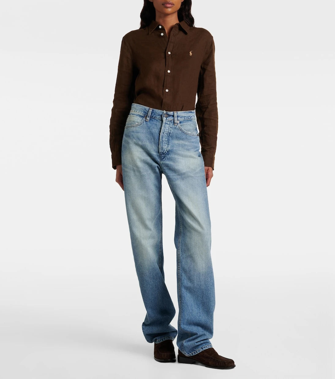 Frame - The Stack wide-leg jeans