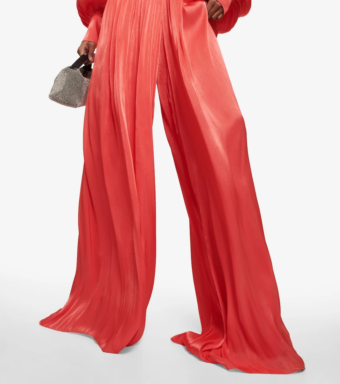 Costarellos - Racine Lurex®  georgette jumpsuit