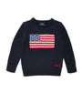 Ralph Lauren Kids Cotton American Flag Sweater (2-7 Years)