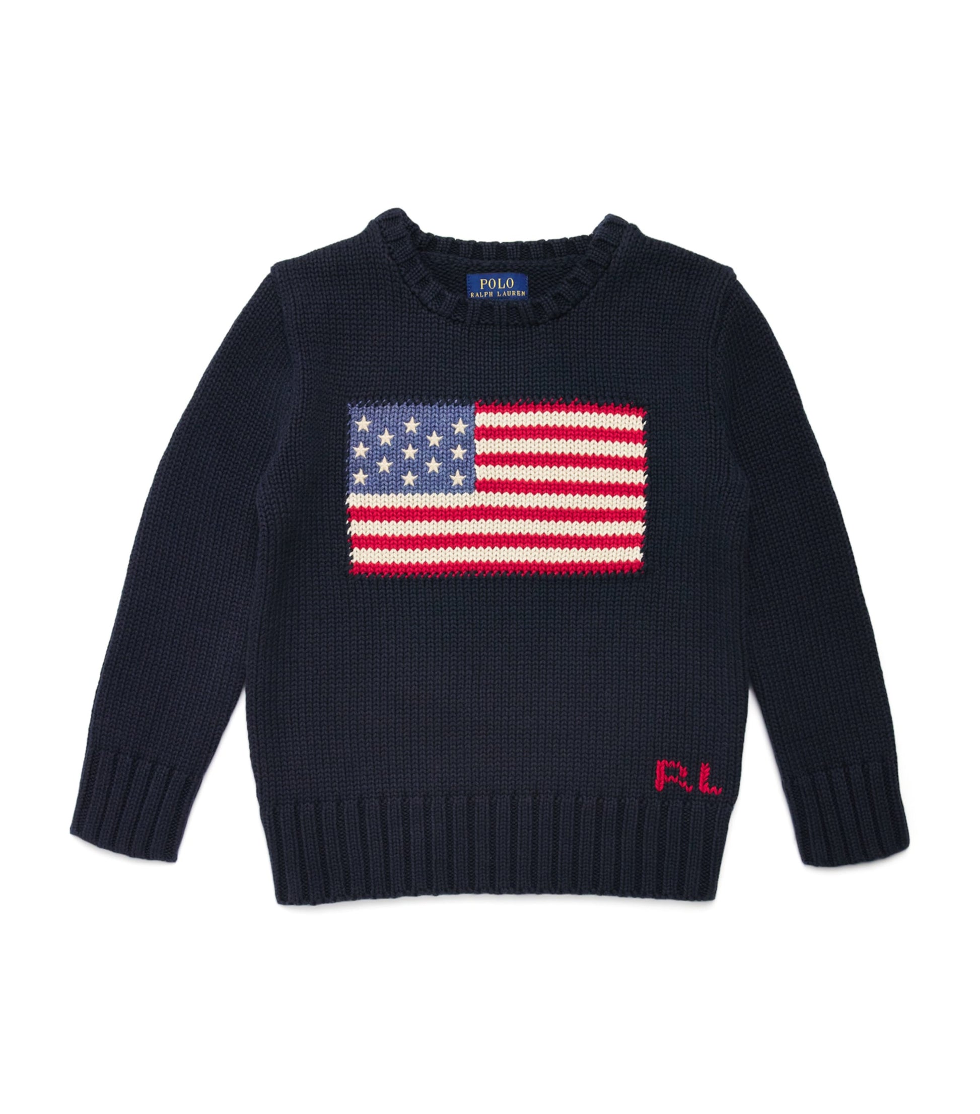 Ralph Lauren Kids Cotton American Flag Sweater (2-7 Years)
