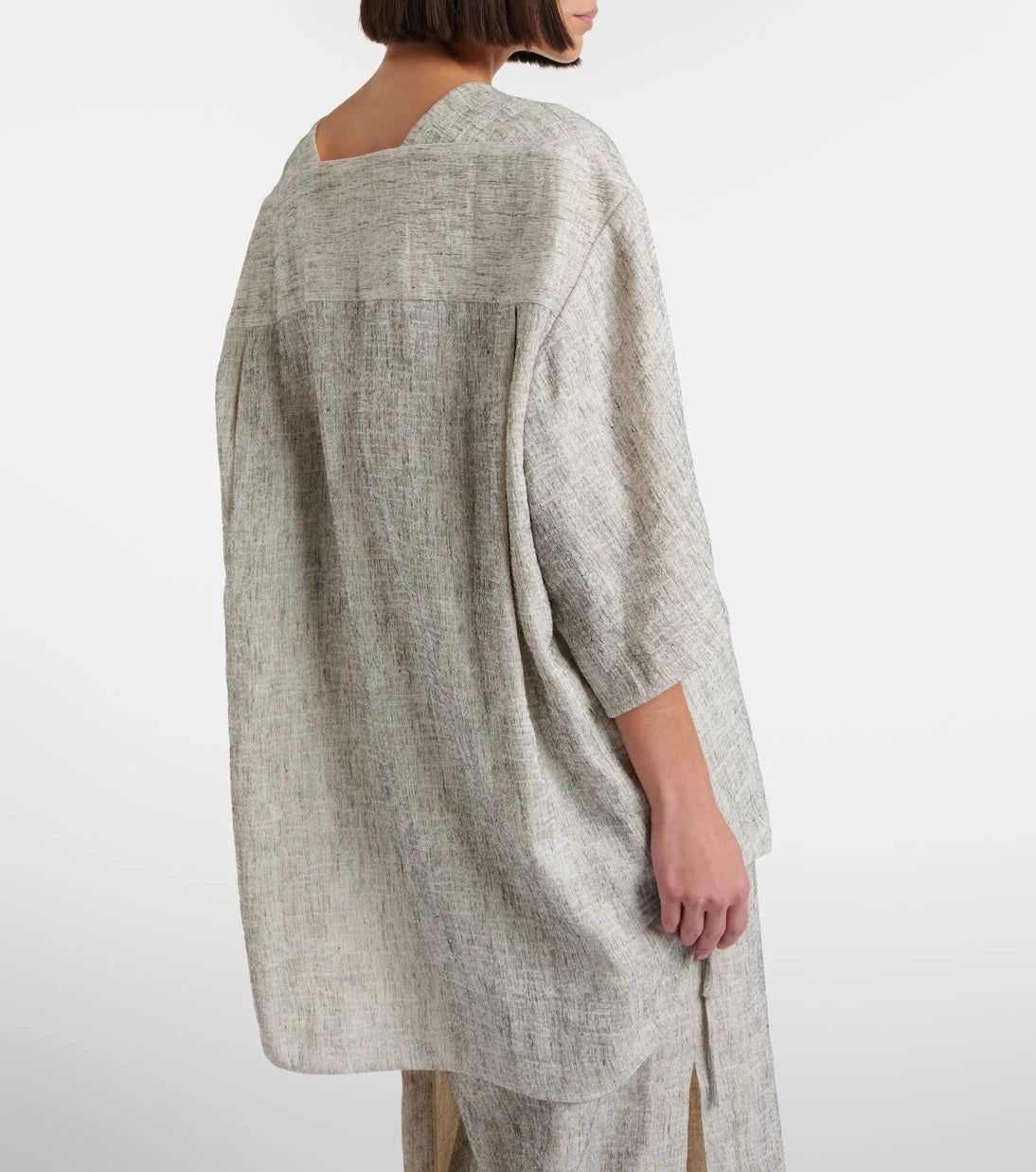 The Row - Hamza linen and silk top