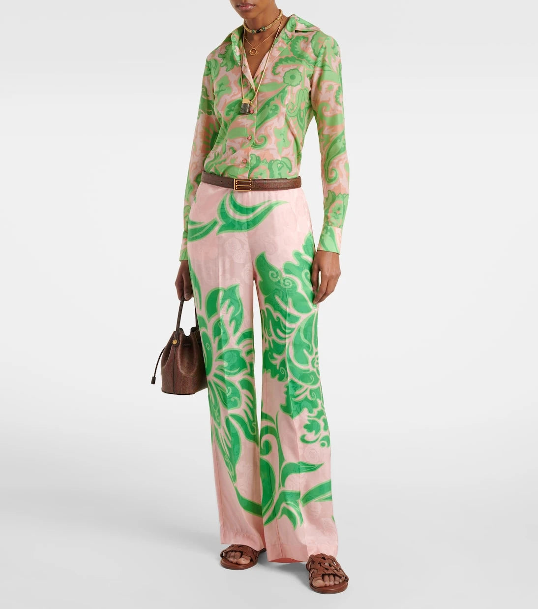 Etro - Printed straight pants