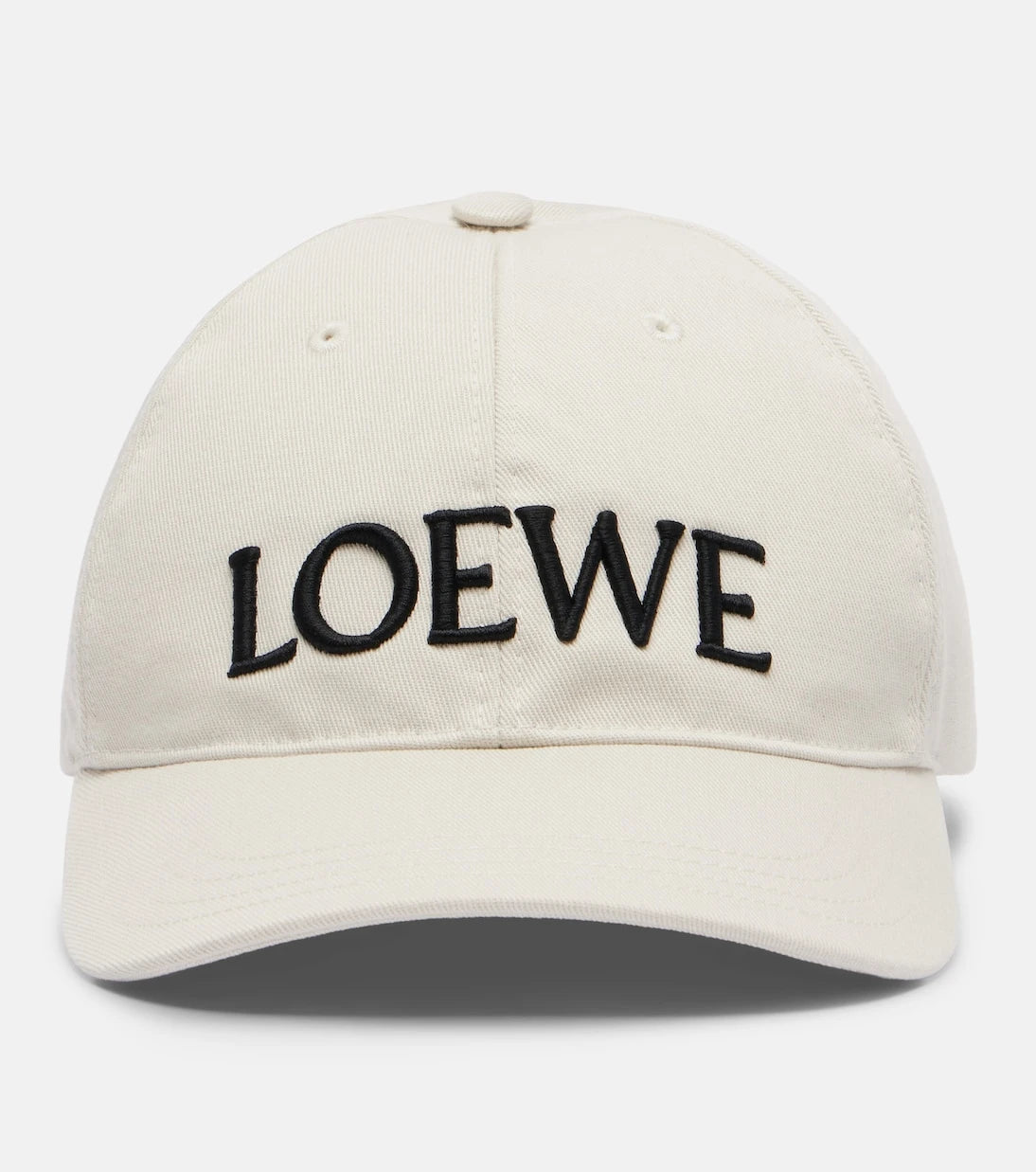 Loewe - قبعة بيسبول من قماش القطن بنقشة لويس وين