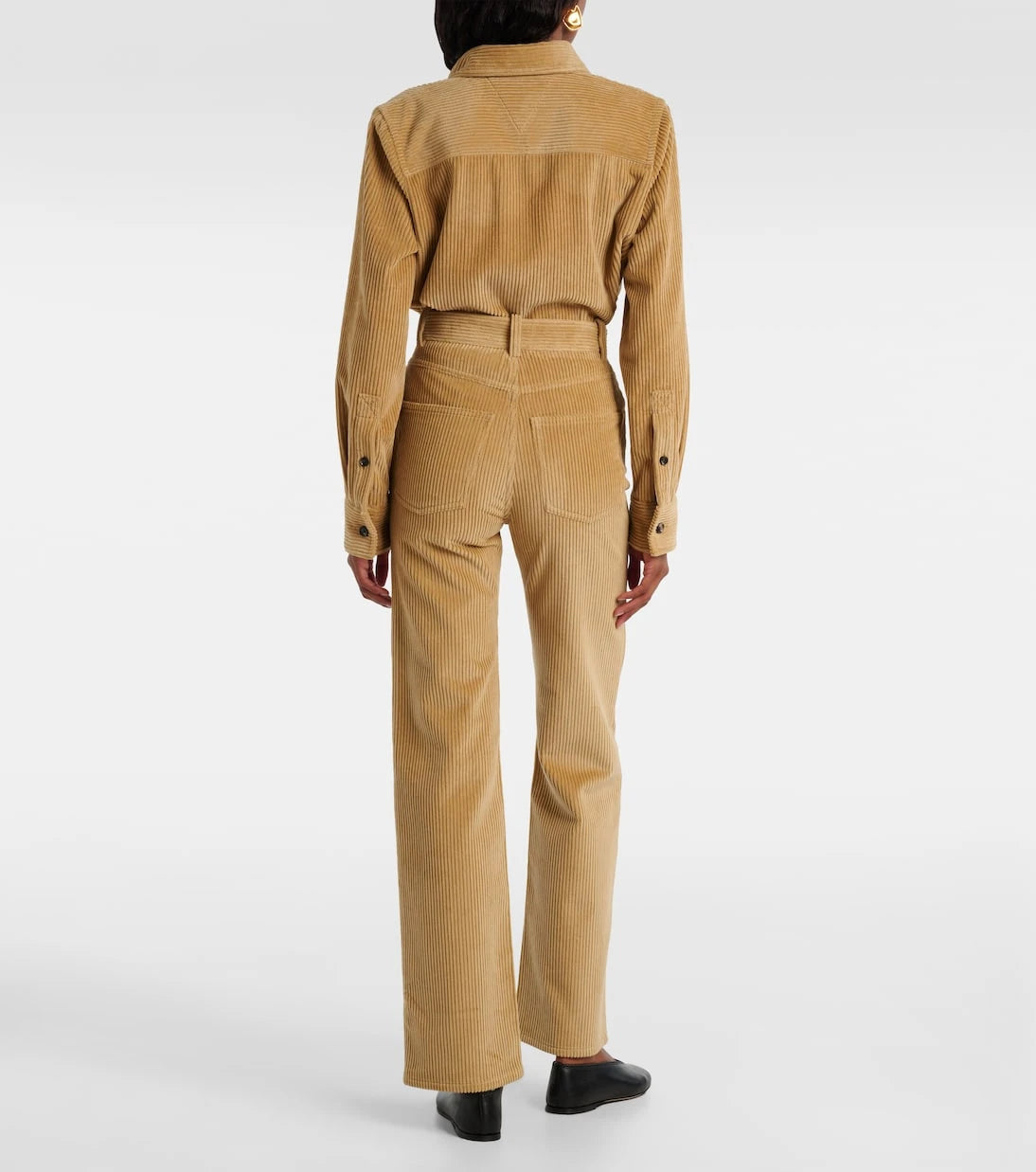 Bottega Veneta - Cotton corduroy flared pants