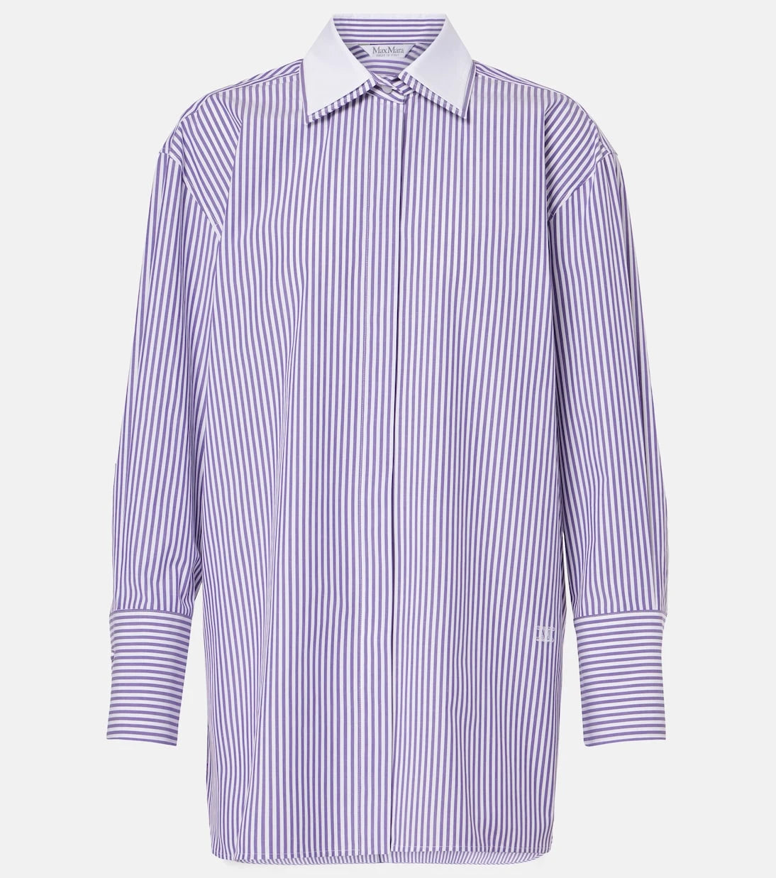 Max Mara - Tubinga striped poplin shirt
