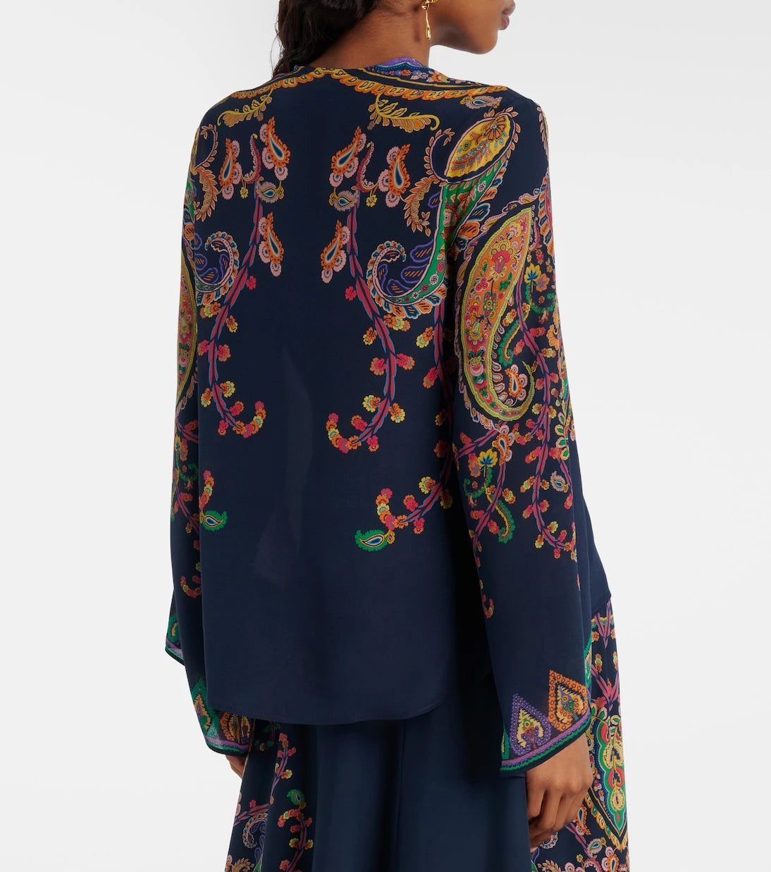 Etro - Paisley printed silk blouse