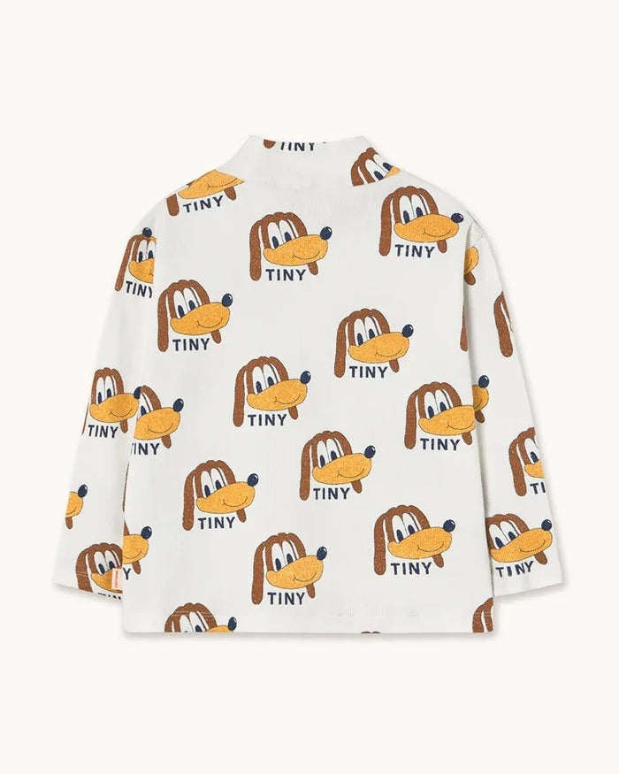 Tinycottons DOGS RIB MOCKNECK Uzun Kollu Çocuk Bluzu