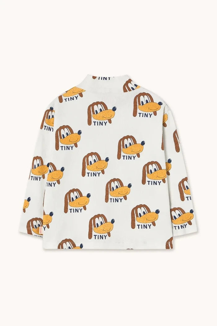 Tinycottons DOGS RIB MOCKNECK Uzun Kollu Çocuk Bluzu