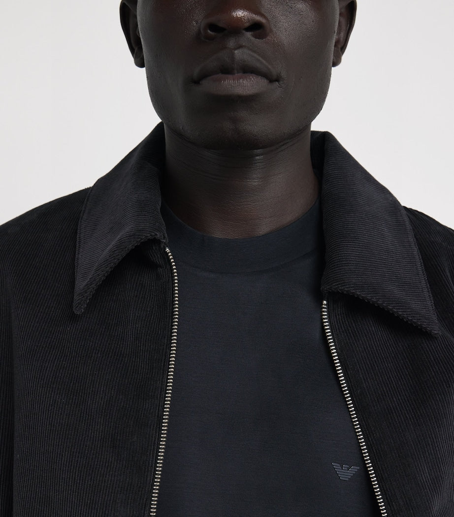 Jersey Embossed-Logo T-Shirt