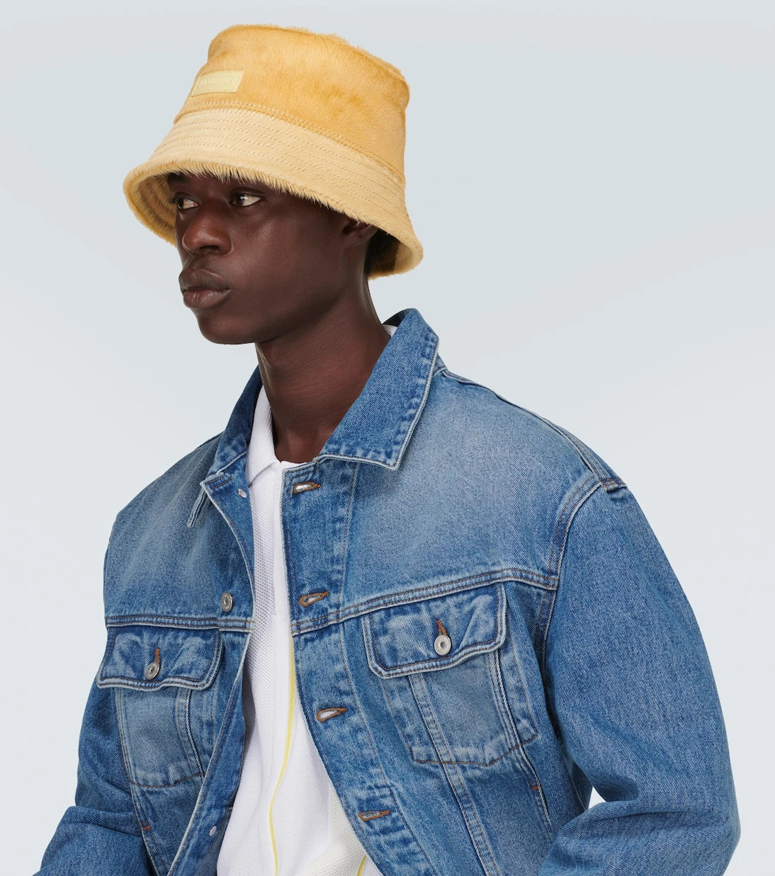 Jacquemus - قبعة "لو بوب سبيرون" دلو من جلد العجل