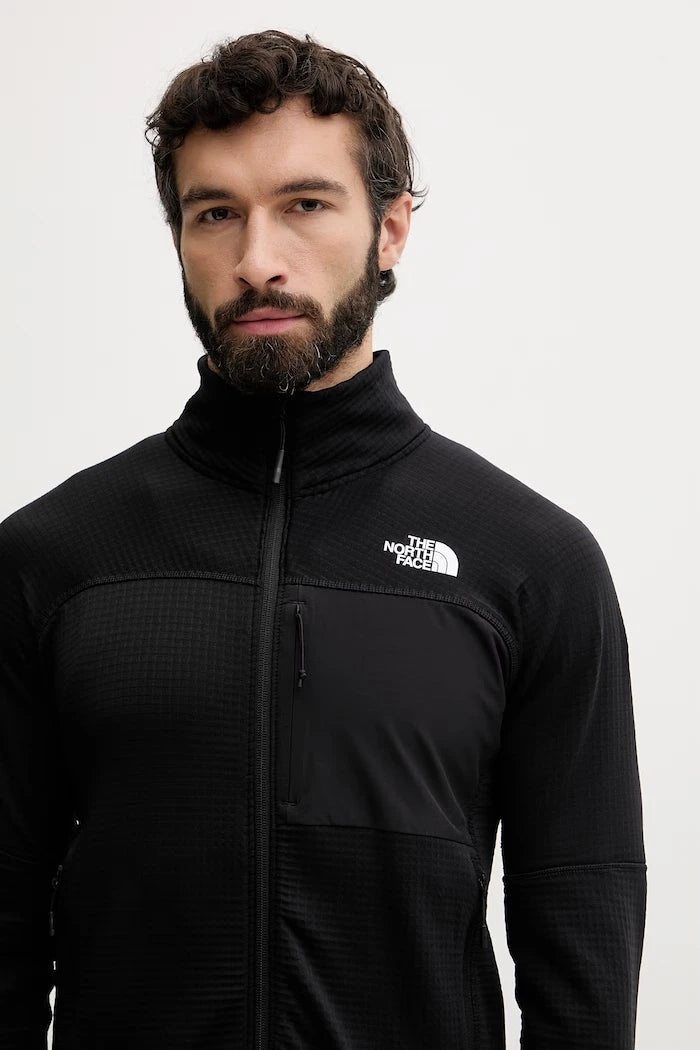 The North Face суичър с цип мъжки Powergrid stormgap